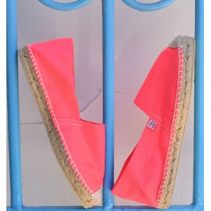Espadrille Rose Fluo  - 1 2