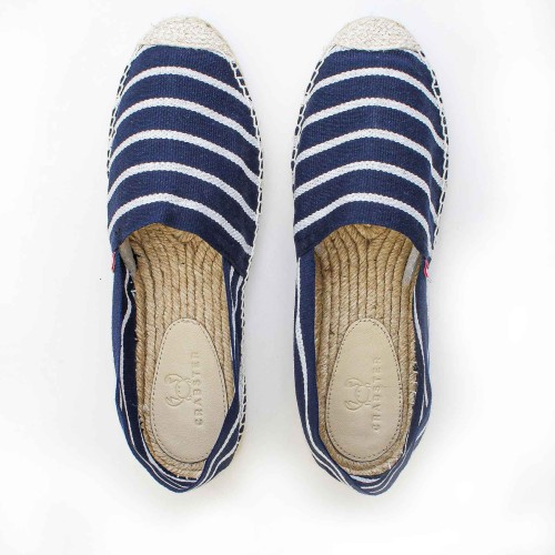 Espadrille Marinière marine  - 2