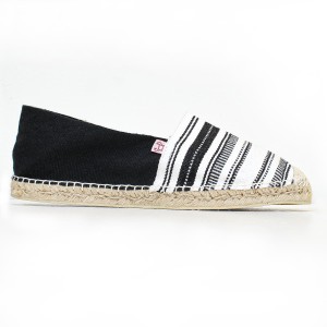 Espadrille Noire et Blanche  - 1