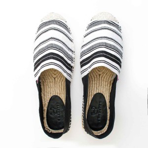 Espadrille Noire et Blanche  - 1 2